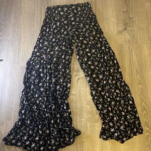 Forever 21 flower patterned palazzo pants